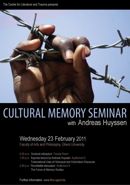 Cultural Memory Seminar with Andreas Huyssen