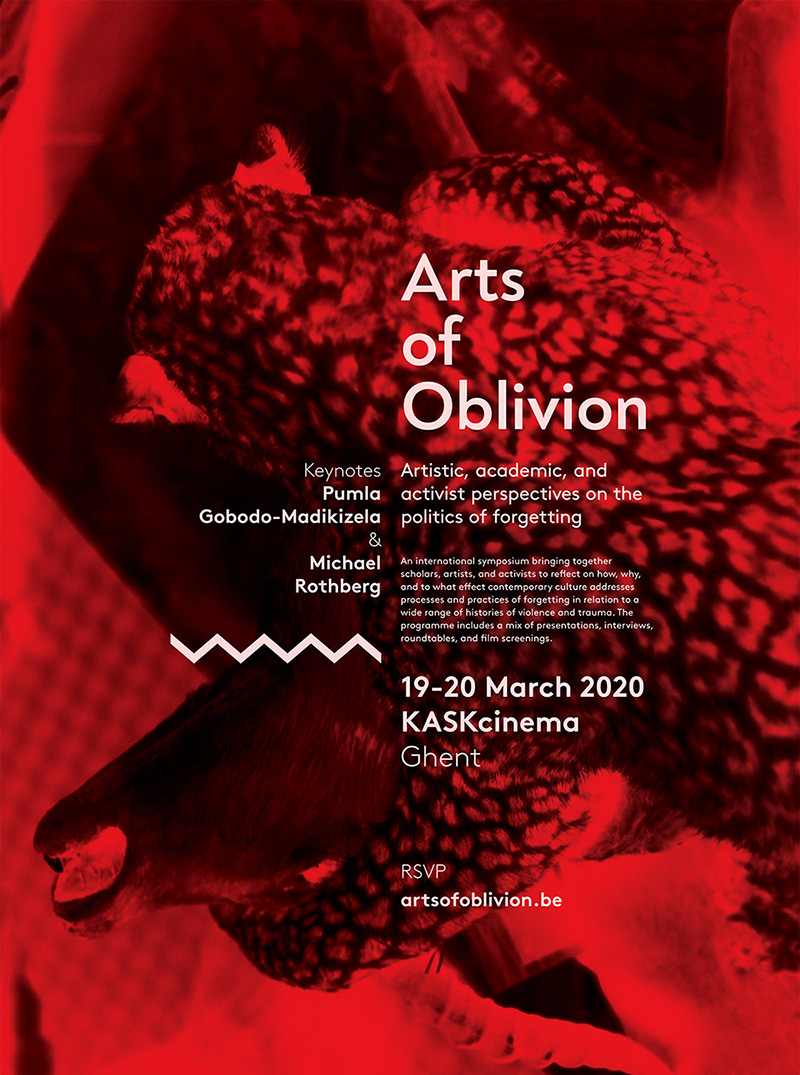 “Arts of Oblivion” Symposium – POSTPONED