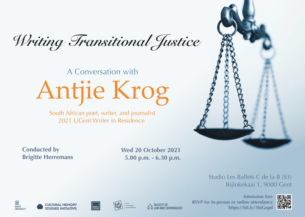 Writing Transitional Justice: A Conversation with Antjie Krog